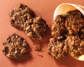 Erdnuss-Haferflocken-Plätzchen