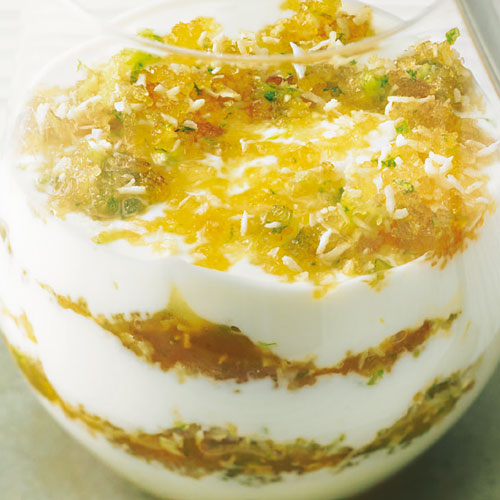 Joghurt-Kokos-Schichtdessert