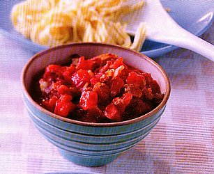 Tagliolini all´Arrabbiata mit Speck